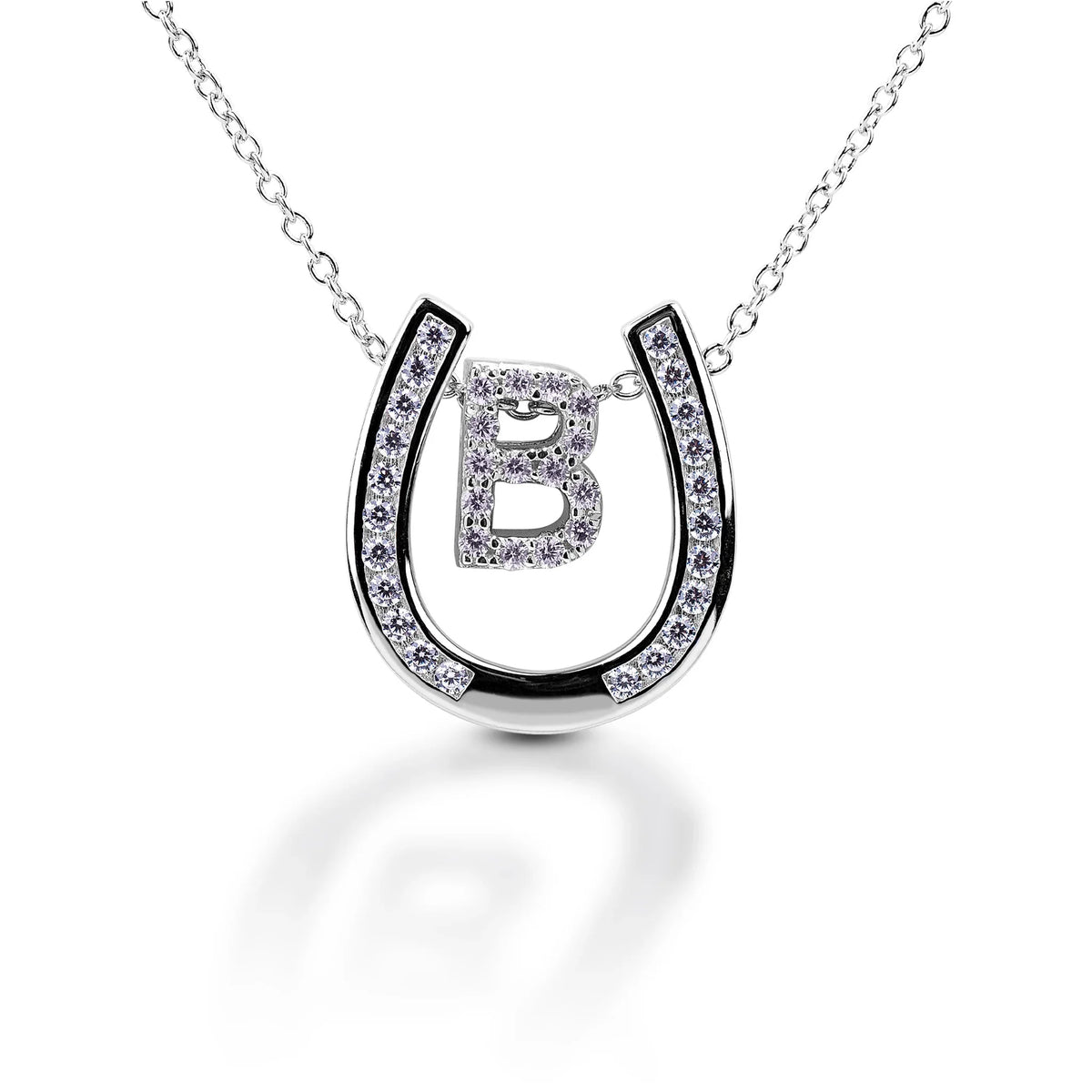 Kelly Herd Personalised Initial Horseshoe Necklace - 2