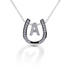 Kelly Herd Personalised Initial Horseshoe Necklace