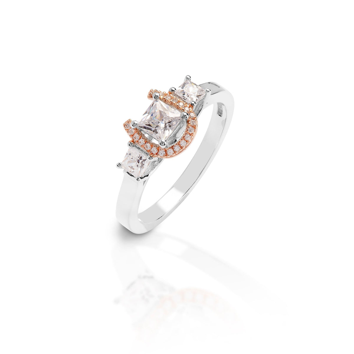 Kelly Herd Ring Small Princess Cut Ring