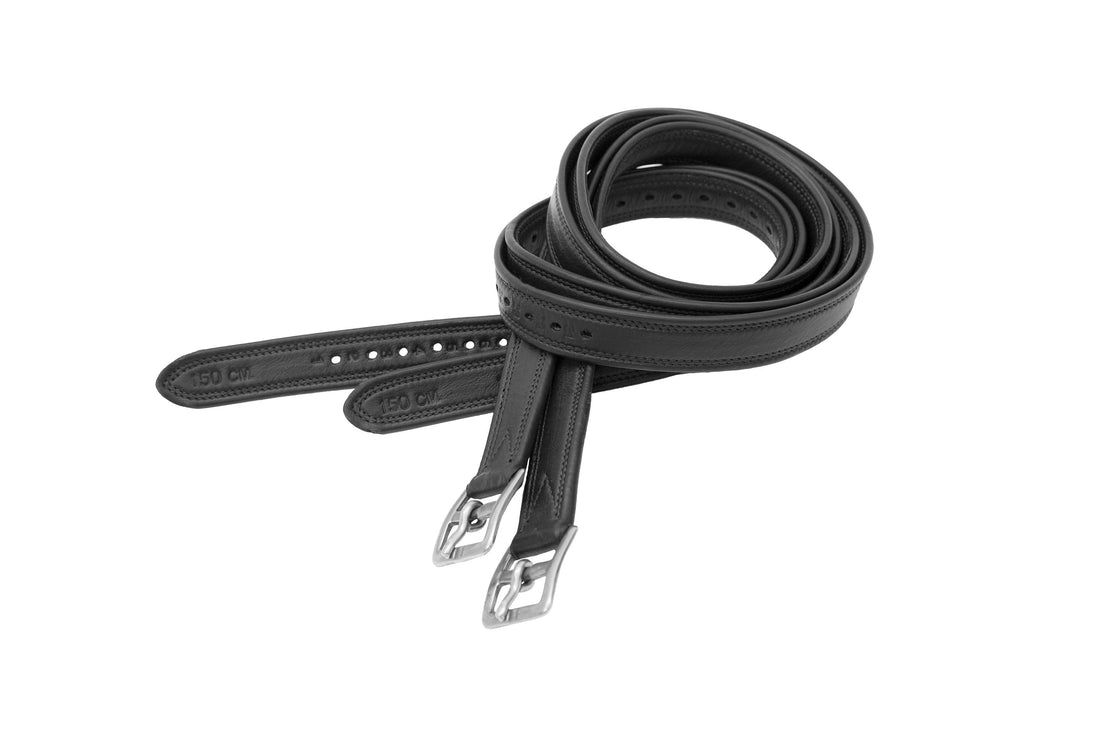 Kieffer Elefant Soft Stirrup Leathers - Black