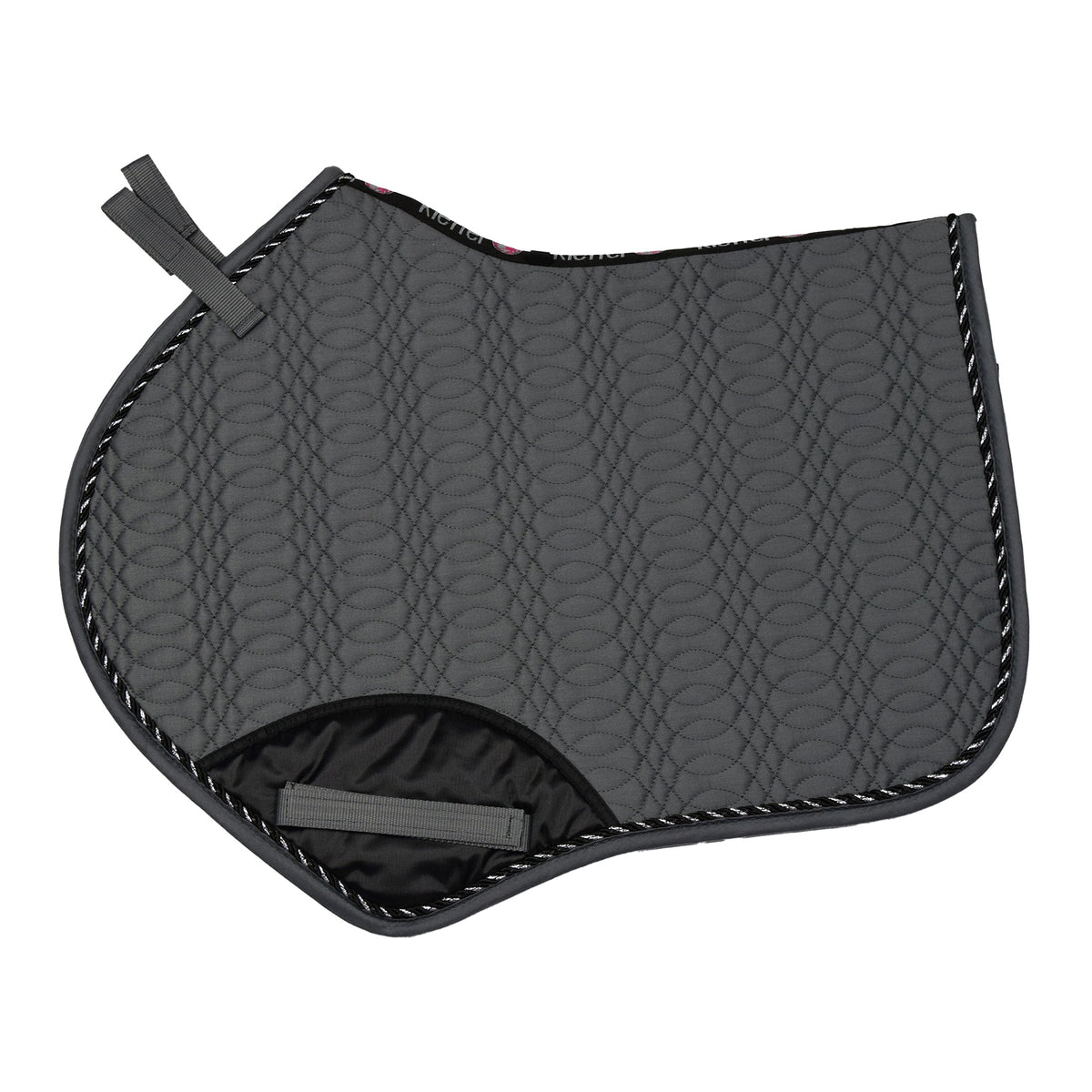 Kieffer Jumping Saddle Pad - Grey