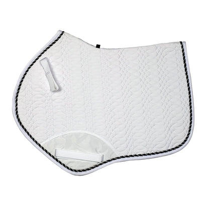 Kieffer Jumping Saddle Pad - White