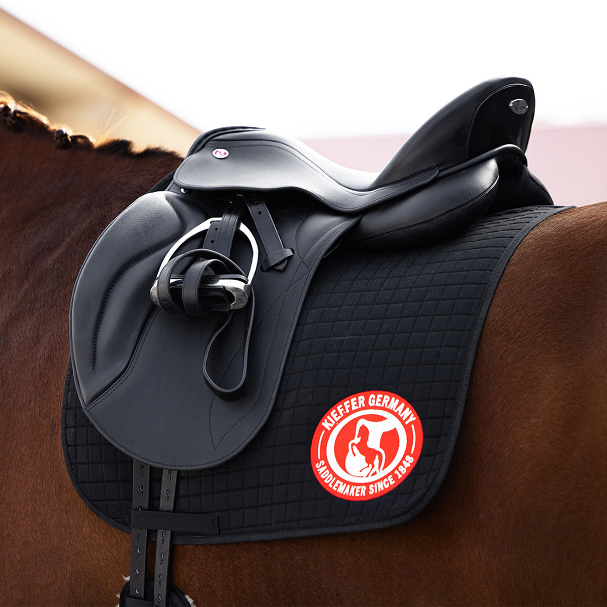 Kieffer Paris Classic Dressage Drop Panel Saddle - 7