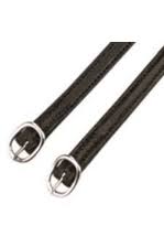 Kincade Stitched Leather Spur Straps - Brown