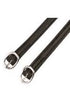 Kincade Stitched Leather Spur Straps - Brown
