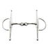 Korsteel Stainless Steel French Link Full Cheek Eggbutt Snaffle Bit