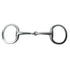 Korsteel Stainless Steel Thin Mouth Jointed Flat Ring Eggbutt Snaffle Bit