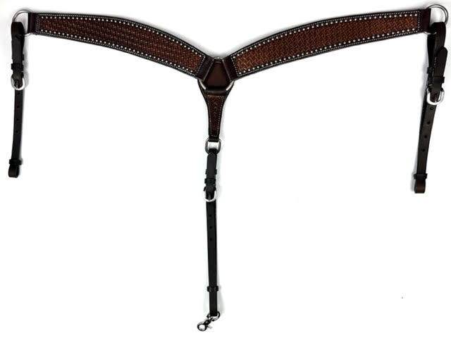 Ezy Ride Breastplate Shaped with Dots and Stamping