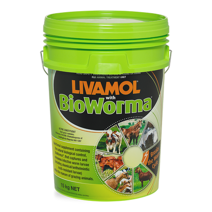 Livamol with BioWorma 15kg bucket