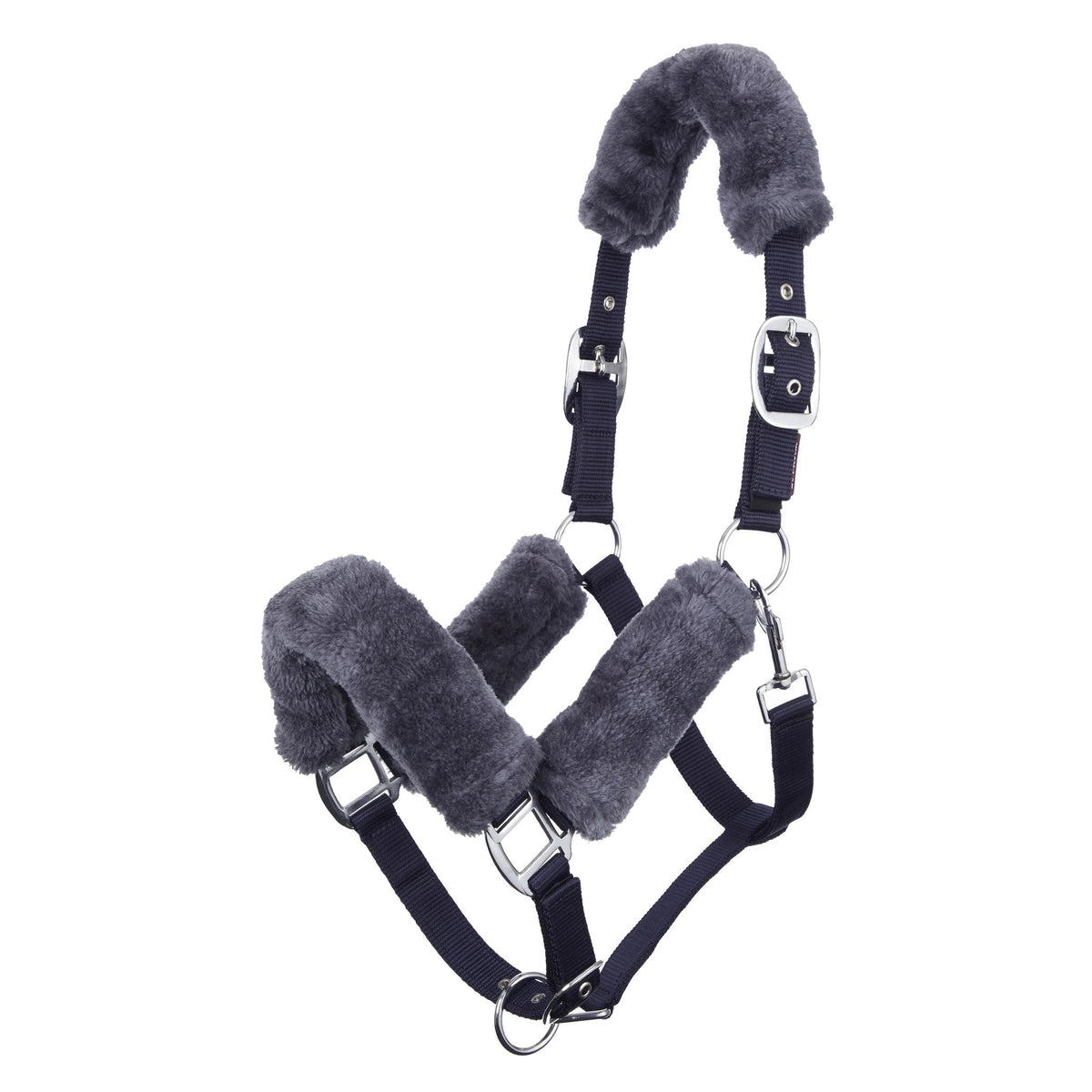 LeMieux Comfort Headcollar Navy/Grey