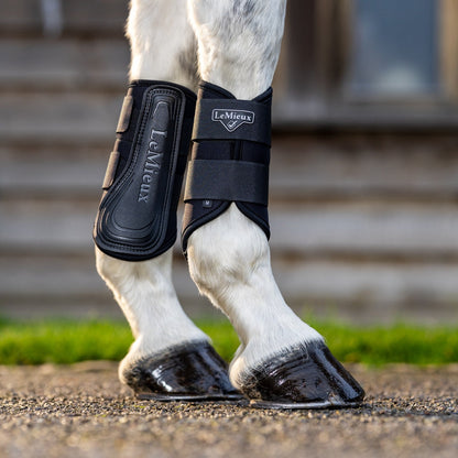 LeMieux Grafter Brushing Boot Black lifestyle