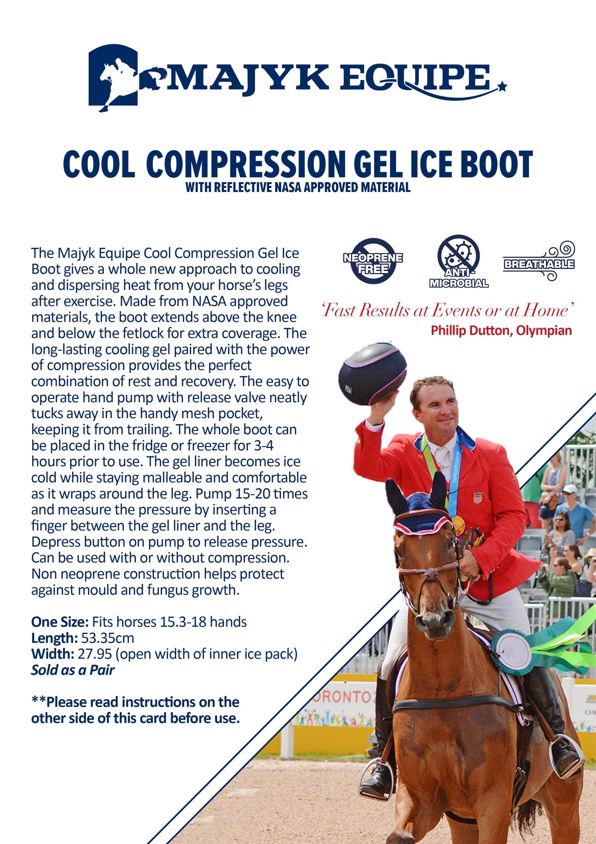 Majyk Equipe Cool Compression Gel Ice Boots - 2