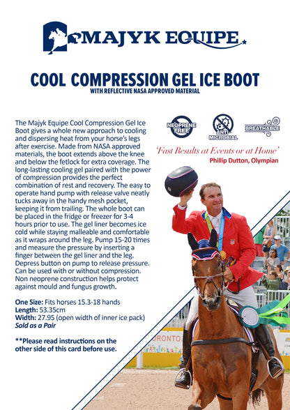 Majyk Equipe Cool Compression Gel Ice Boots - 2