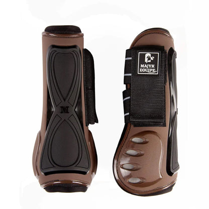 Majyk Equipe Infinity Vented Tendon Jump Boots - Brown Black