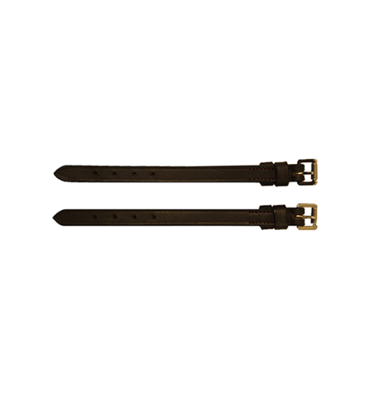 Multibridle Leather Bit Straps - Gold