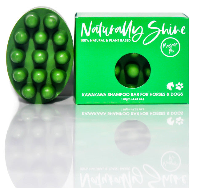 Naturally Shine- Kawakawa Shampoo Bar for Horses &amp; Dogs