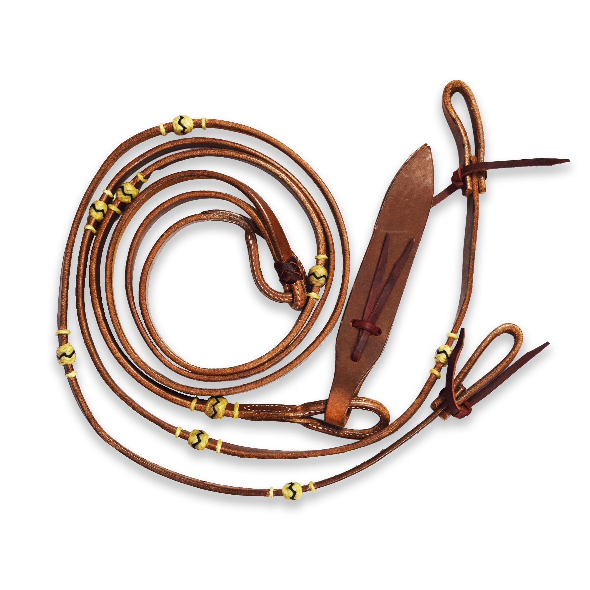 Ezy Ride Reins Rommel Flat Leather and Popper Harness