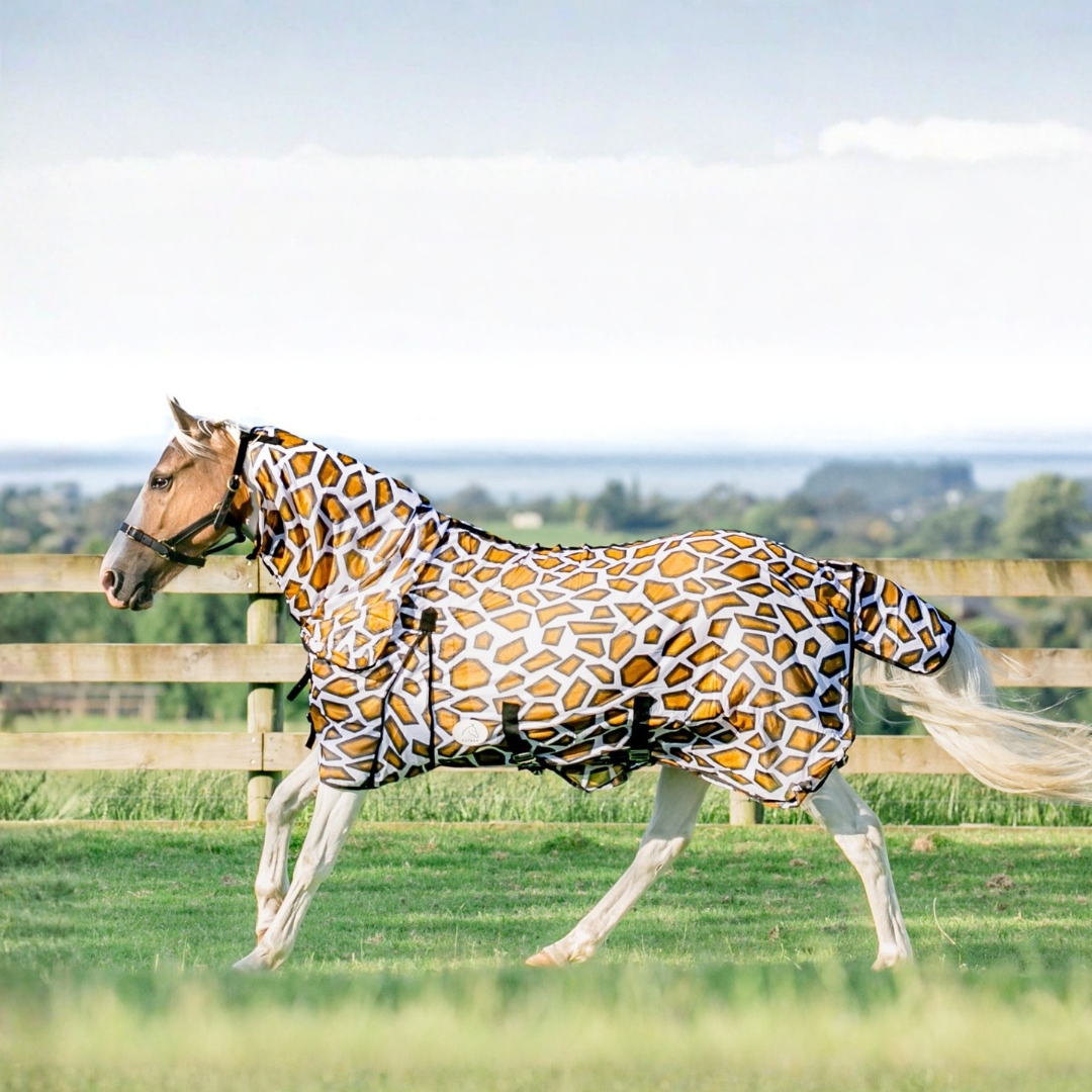 NZ Tack Giraffe Mesh Fly Combo - 2