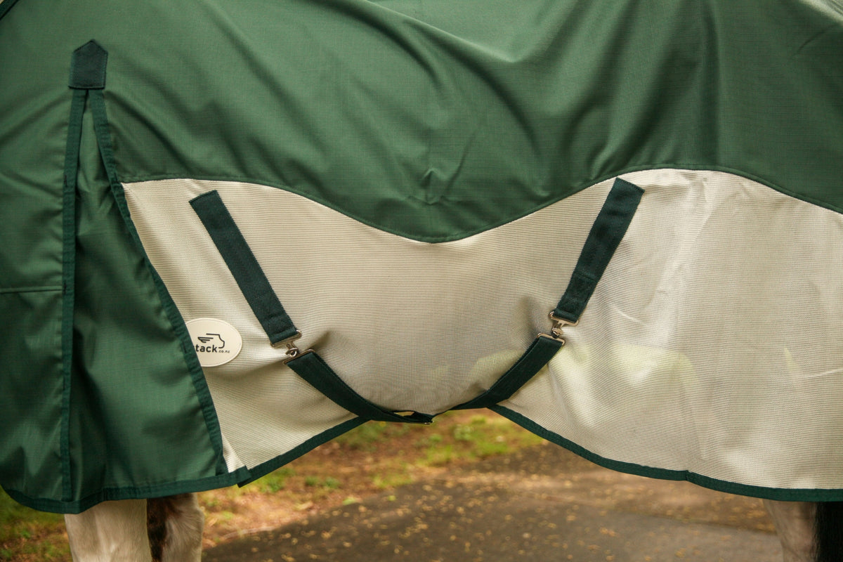 NZ Tack WaterProof Mesh CrossOver Combo Green - Surcingle