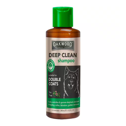 Oakwood Deep Clean Dog Shampoo Double Coats