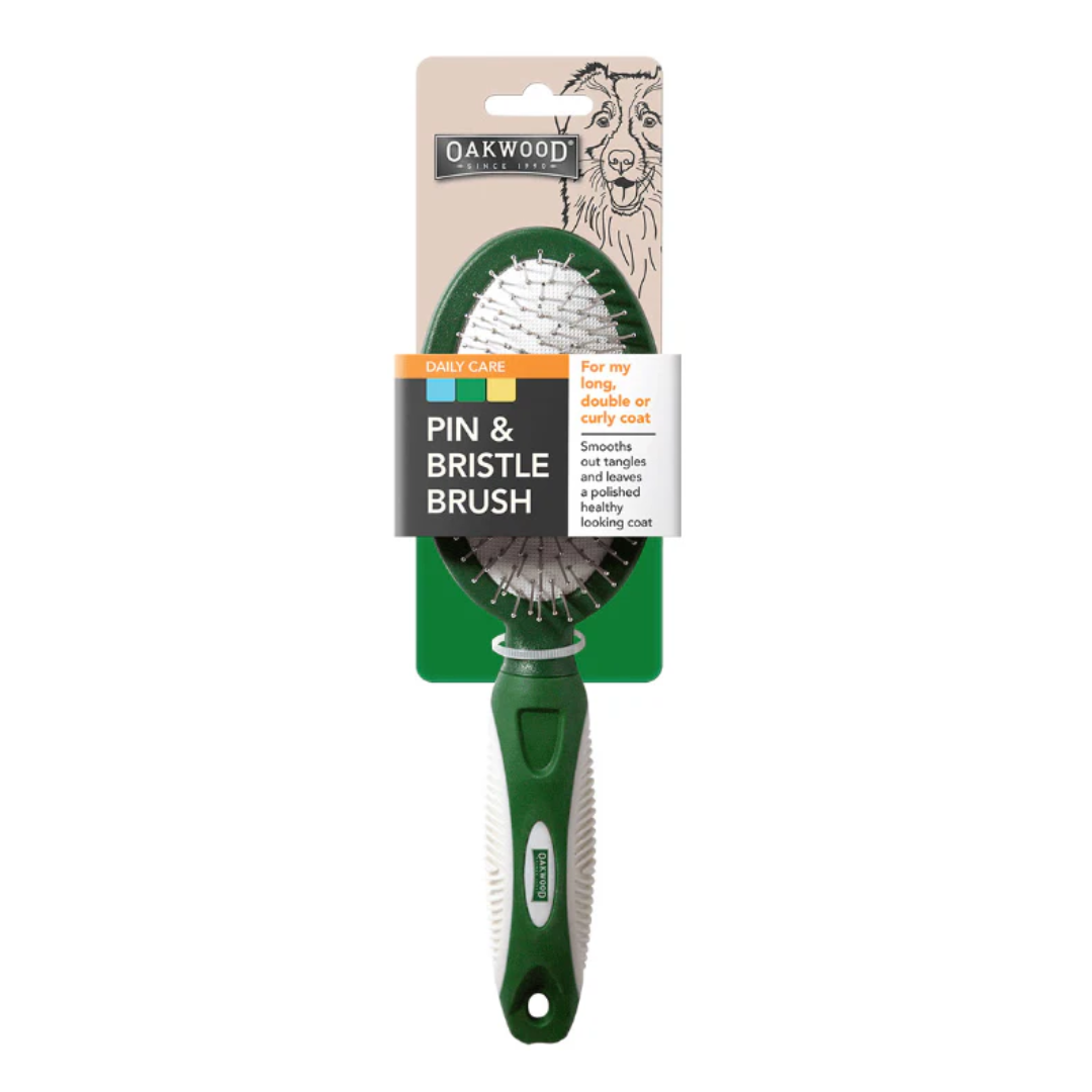 Oakwood Pin &amp; Bristle Brush