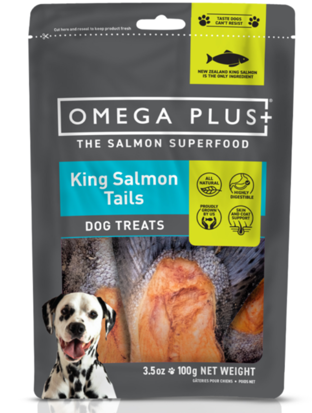 Omega Plus King Salmon Tails Dog Treats
