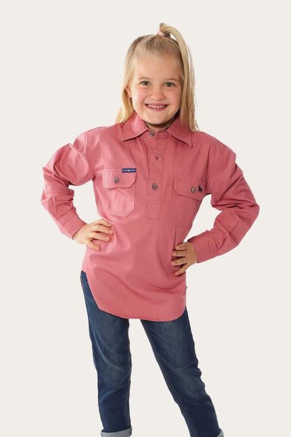 Ringers Western Ringers Babies Short Sleeve Work Shirt Romper