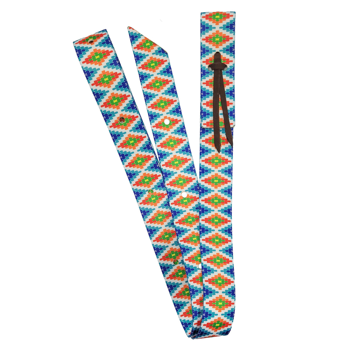 Oregon Pattern Tie Strap - Beaded