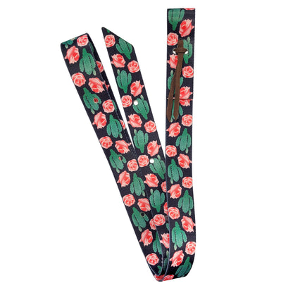 Oregon Pattern Tie Strap - Cactus Rose