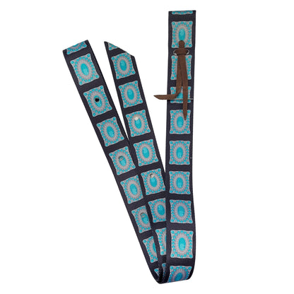 Oregon Pattern Tie Strap - Concho