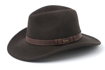 Outback Trading Co Haddad Wool Hat - Brown