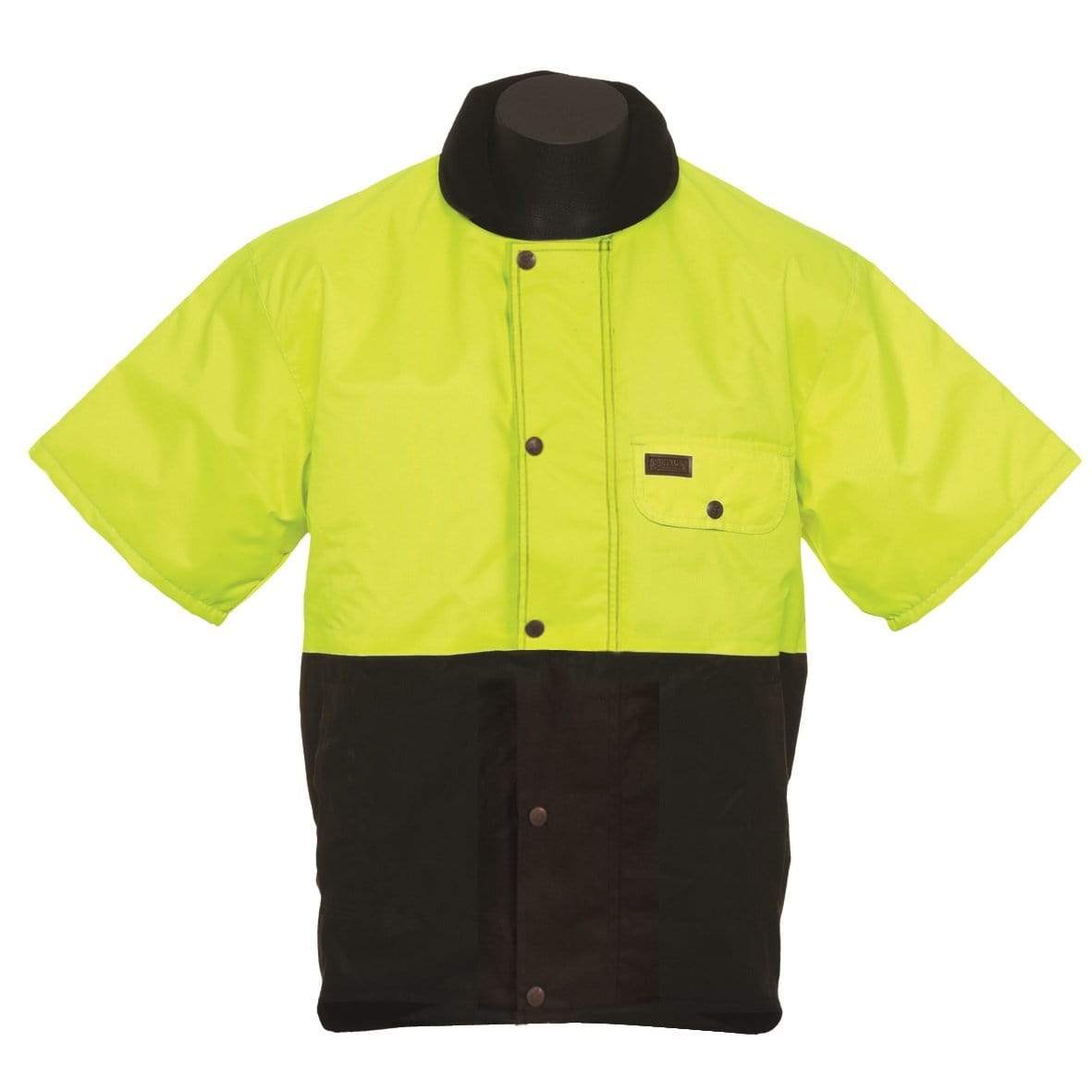 Outback Trading Co Hi-Vis 1/2 Sleeved Vest - Yellow