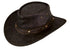 Outback Trading Co Ironbark Leather Hat - Chocolate