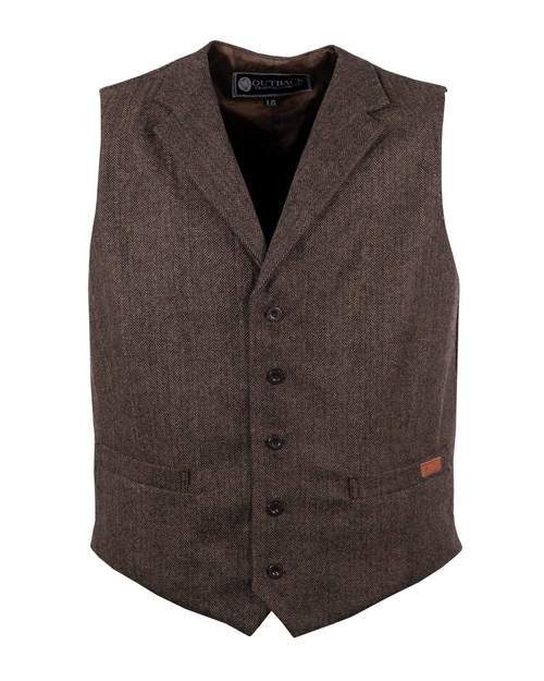 Outback Trading Co Jessie Vest - Dark Brown