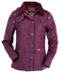 Outback Trading Co Jill-A-Roo Oilskin Jacket - Berry