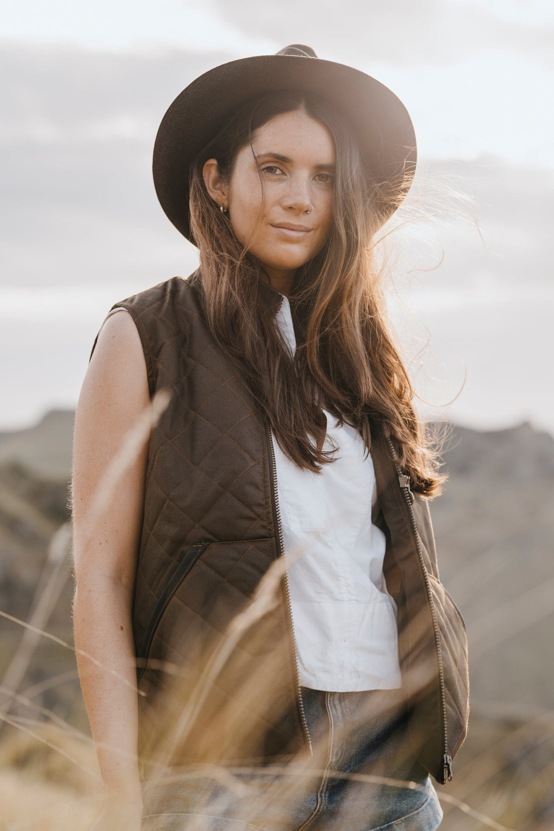 Outback Trading Co Melbourne Oilskin Vest