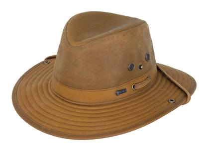 Outback Trading Co Oilskin River Guide Hat - Field Tan