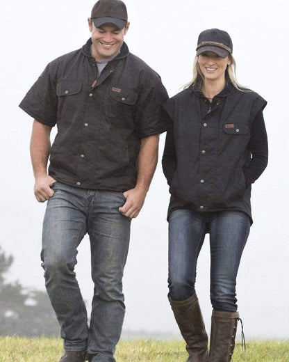Outback Trading Co Outback Oilskin 1/2 Sleeved Vest - 3