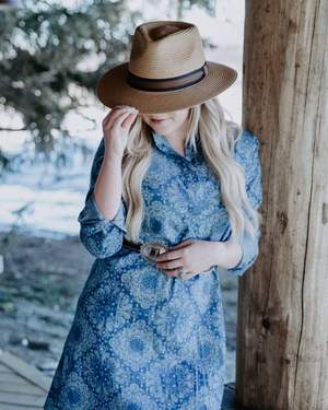 Outback Trading Co Port Augusta Straw Hat