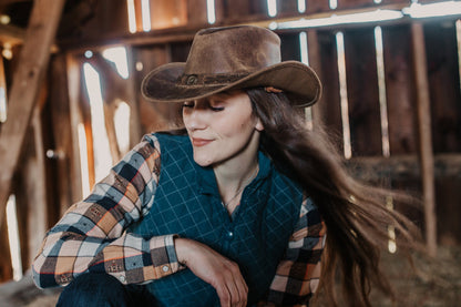 Outback Trading Co Ridge Leather Hat - 3
