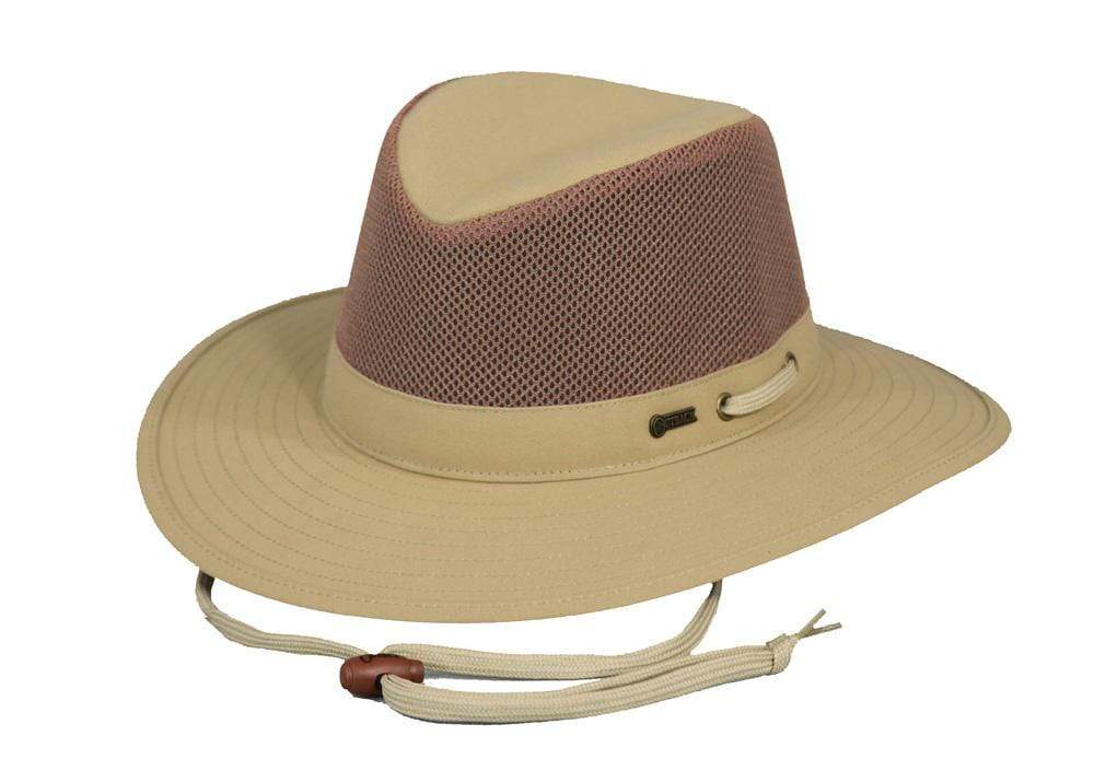 Outback Trading Co River Guide w/Mesh Hat - Sand