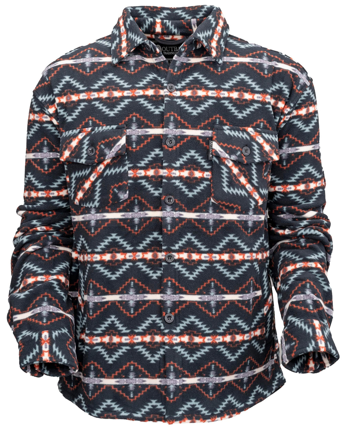 Outback Trading Co Theodore Fleece Big Shirt - Medium