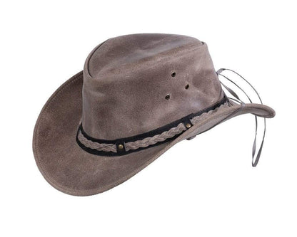 Outback Trading Co Wagga Wagga Leather Hat