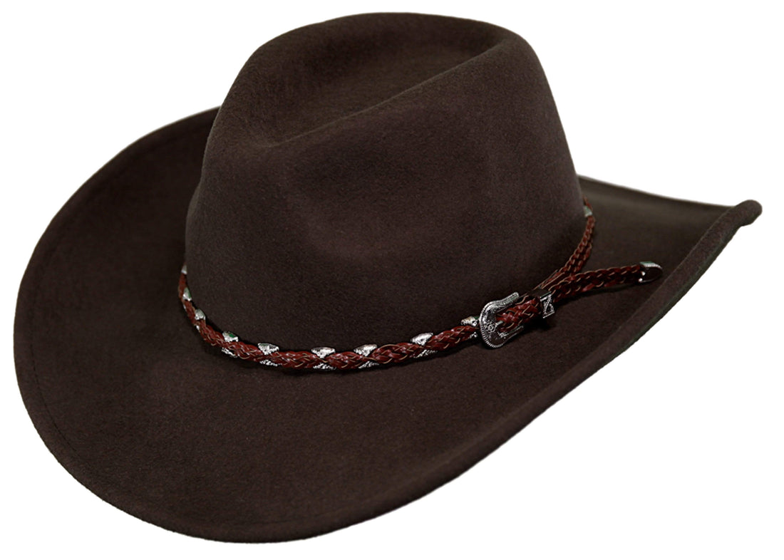 Outback Trading Co Wallaby Wool Hat - Brown
