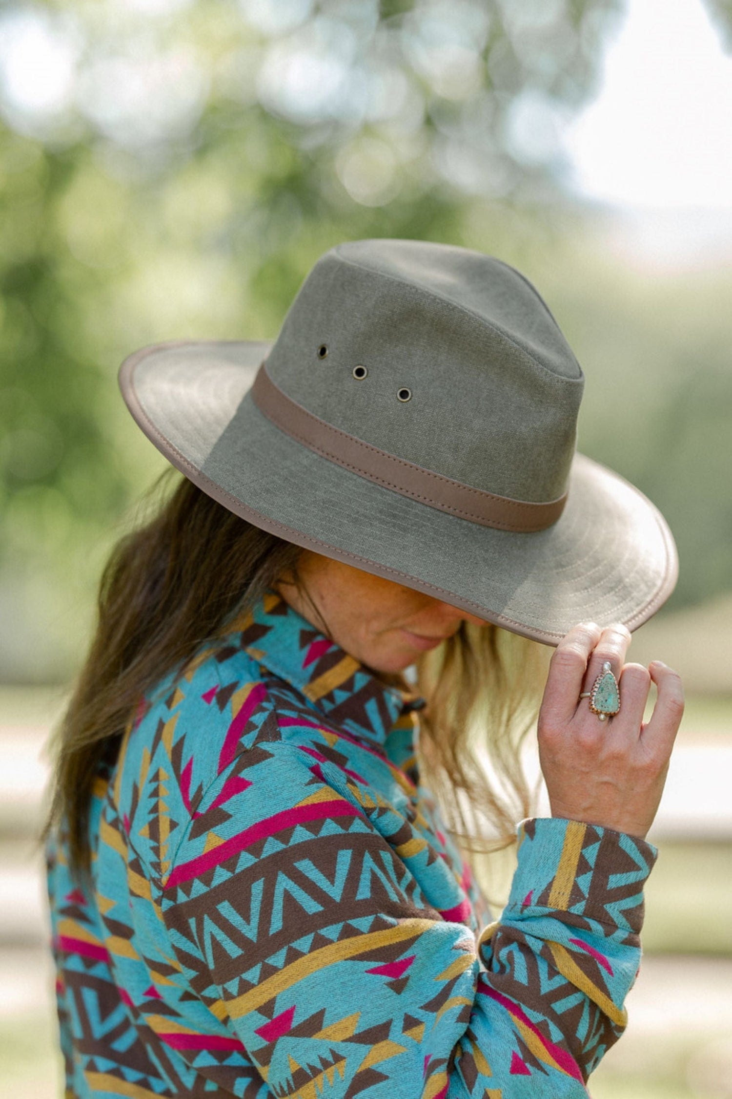 Outback Trading Co Flinders Canvas Hat