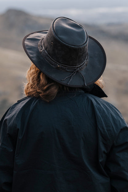 Outback Trading Co Ironbark Leather Hat