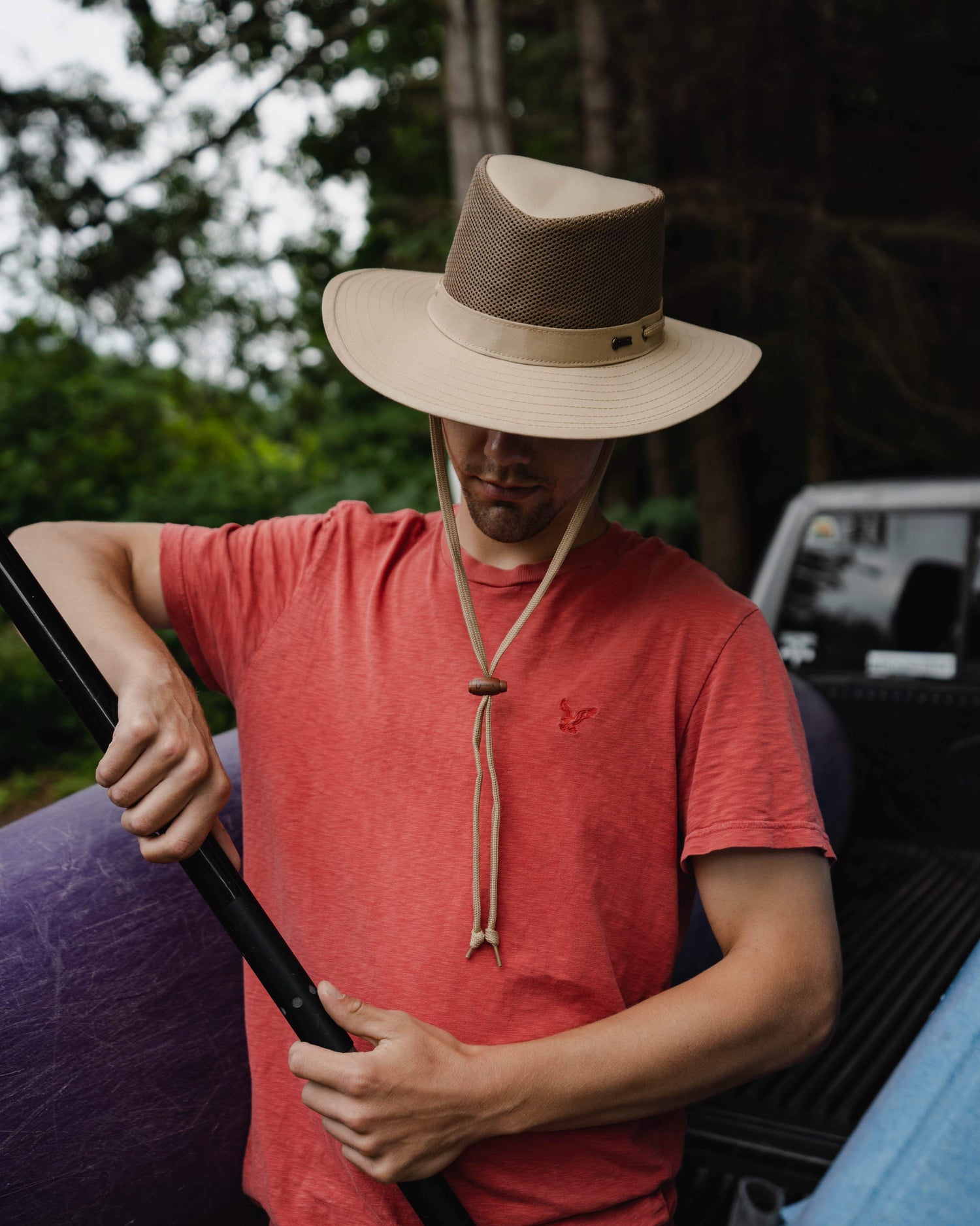 Outback Trading Co River Guide w/Mesh Hat