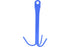 Perry 3 Prong Tack Hook - Royal Blue