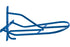 Perry Saddle Rack - Blue
