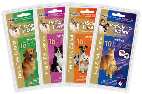 PetScience Flealine Flea &amp; Tick Treatment